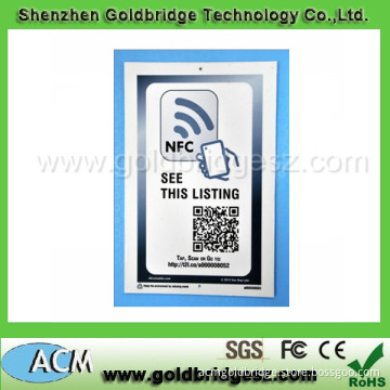 2014 Customizable Keychain Epoxy Ntag203 Nfc Tag